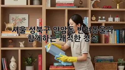 서울 성북구 안암동 반려동물과 함께하는 쾌적한 청소